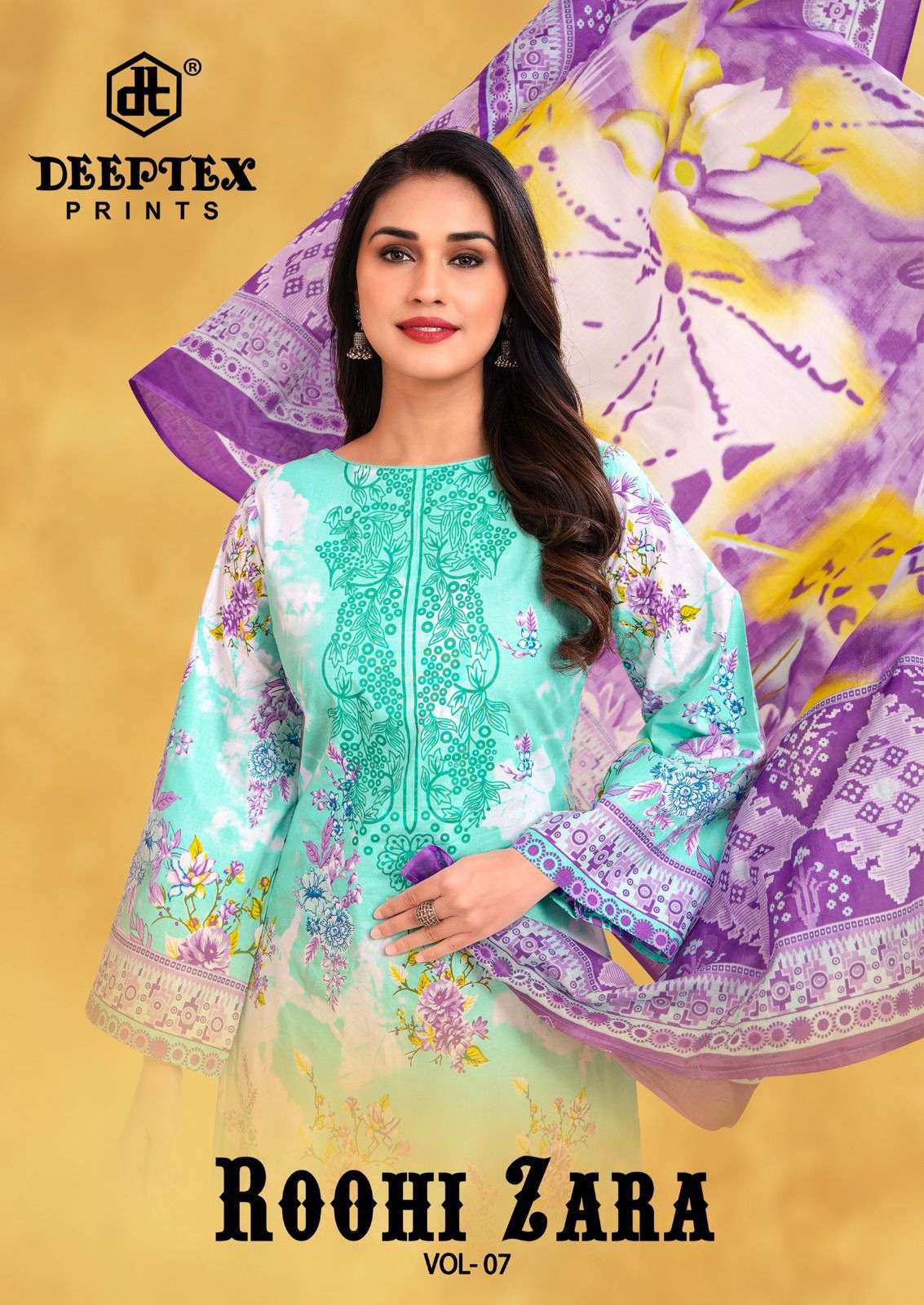 ROOHI ZARA KARACHI VOL-7 BY DEEPTEX PRINTS